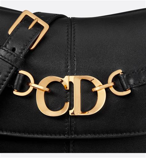 besace dior|Small CD Besace Bag Black Calfskin .